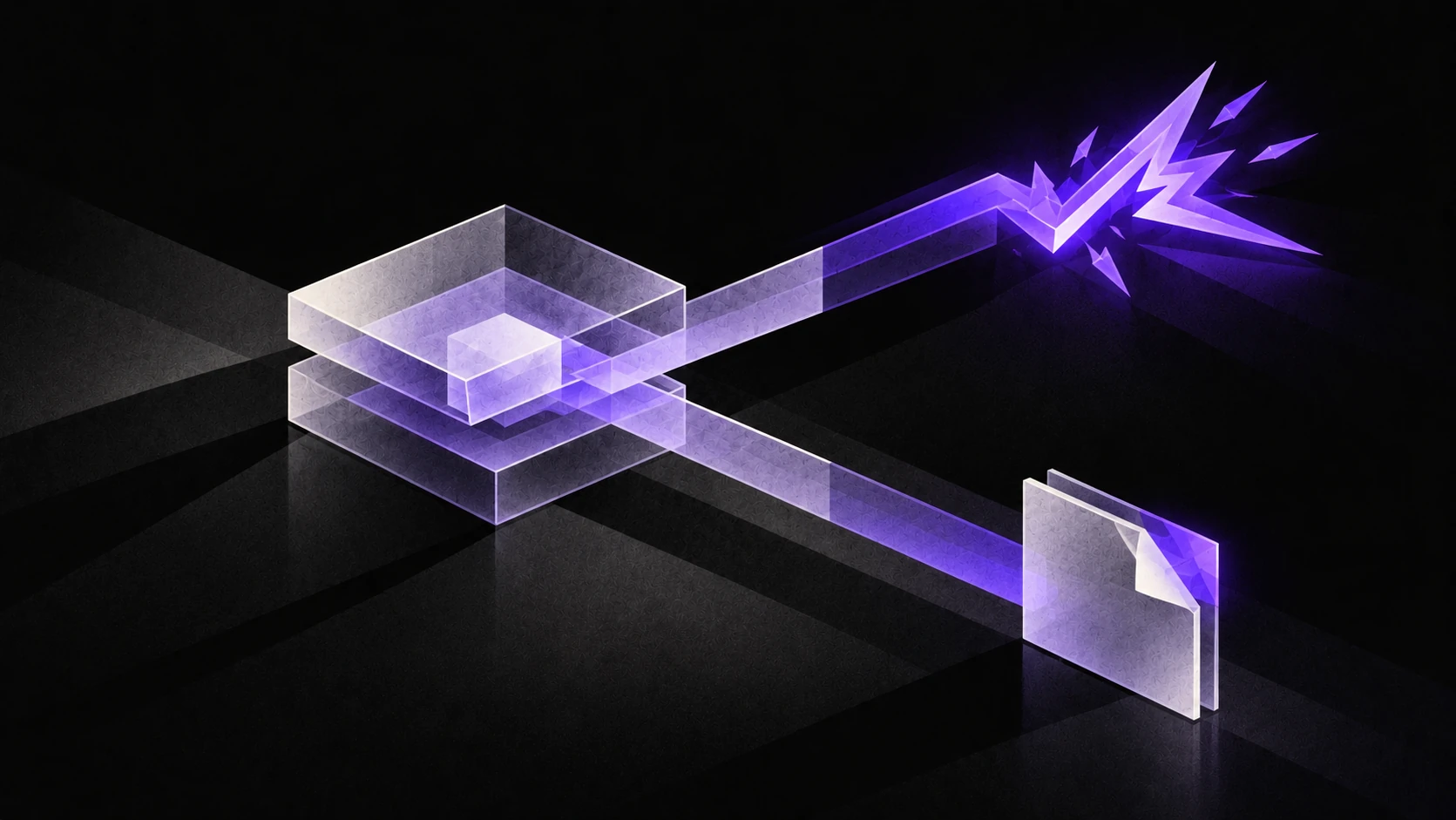 One tool hub splits into a command spark and a host-file panel with a changed corner.